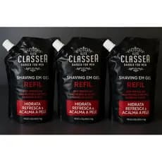 Kit 3x Shaving Em Gel Refil De 1Kilo PéZinho e Navalhado Hidrata e Refresca a Pele
