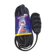 Extensão Elétrica 3 Tomadas 2p Preto Naticon