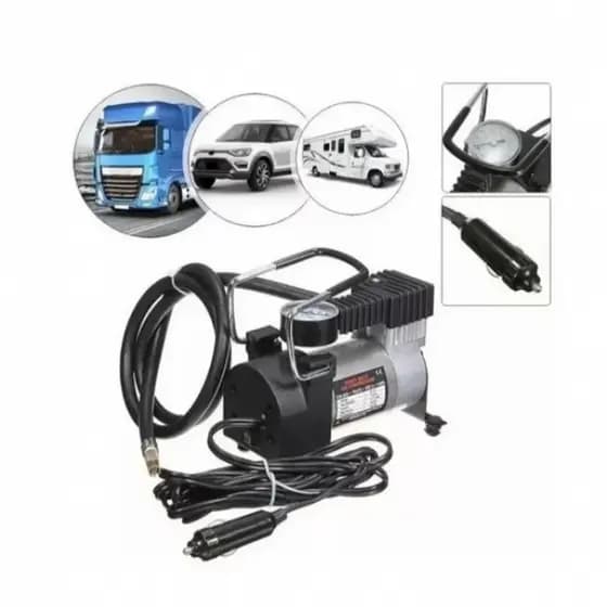 Mini Compressor  Inflador Profissional de Ar Portátil Encher e Calibrar Pneus  bolas boias
