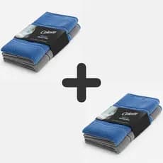 Kit 04 Panos Multiuso Mega Panão Super Absorvente Chão Seca Pano de Chão Microfibra Grande