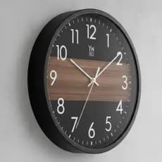 Relógio de Parede 30cm Marmorizado Moderno Luxo Silencioso Decorativo Sala Quarto