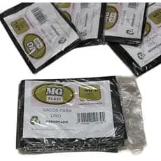 KIT SACO PARA LIXO REFORÇADO 40L