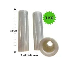 1 ROLO DE FILME STRETCH COM 3KG