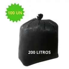 SACOS DE LIXO 200 LITROS REFORÇADO