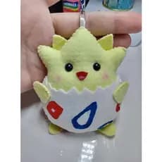 Chaveiro Pokemon em feltro 10 cm.