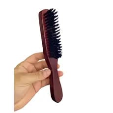 Escova de disfarce madeira barbeiro e penteado