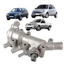 Carcaça D Válvula Termostática Para Ford Ká 1.0 8v 2001 2002