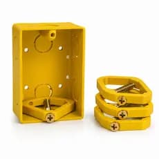 Kit 10 Reparo Aba da Caixa Quebrada 4x2 Interruptor Tomada Arrume Sem Quebrar Espelho Fixar