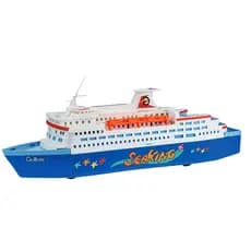 Brinquedo Maquinas Miniatura de Navio Transatlantico Com Rodinhas 40 cm Gulliver - 1268