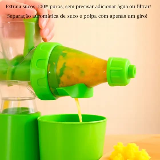 Maquina Moedor Manual Espremedor Extrator  Frutas Legumes Sucos