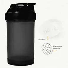 Coqueteleira / Shakeira 1 DOSE 500 ml + Mola + Peneira - Academia
