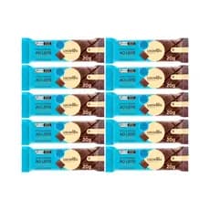 Kit com 10 Tabletes de Chocolate ao Leite Crocante Zero Açúcar de 20g cada - Laciella