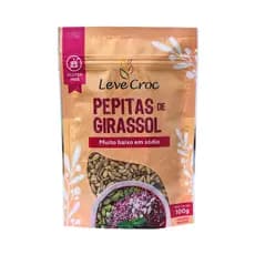 Pepitas de Girassol 100g Leve Croc Semente Natural