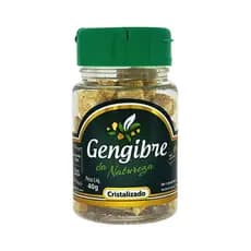 Gengibre Cristalizado Tradicional 40g - Gengibre da Natureza