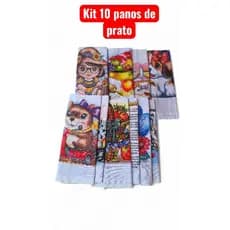 Pano de Prato Pé de Galinha Legítimo – Estampas Variadas