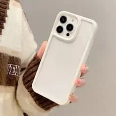 Capa Capinha Para iPhone 16 Com Borda Colorida Anti-impacto Várias Cores Em Alta Qualidade