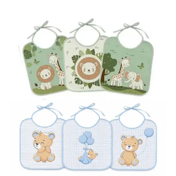 Bababor Bebe Nenem Criança Kit 6 Unidades Forro Impermeável PVC 100% Algodão