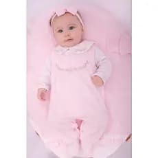 Saída Maternidade Menina Bela 05 peças Roupa de Bebê Menina