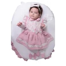 Saída Maternidade Menina Jasmim 5 peças Roupas de Bebê