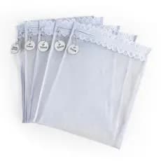 Kit 5 Saquinhos Maternidade Organizador de Roupinhas Para Bebê 1ª à 4ª Troca + Saída Maternidade