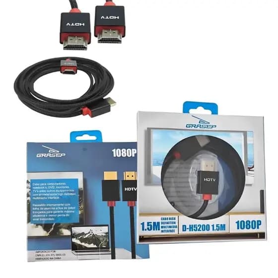 Cabo HDMI 1.5M 1080P High Definition Multimedia Interface HDTV