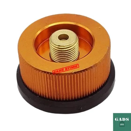 Adaptador  para gás de tubo lata refil propano rosqueada  fogareiro Camping