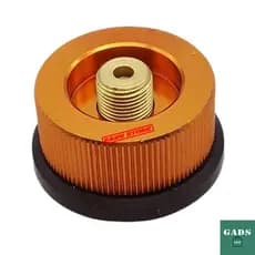 Adaptador  para gás de tubo lata refil propano rosqueada  fogareiro Camping
