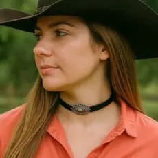 Colar Choker country look Barretos