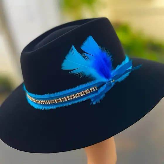 Bandinha para chapéu feminino boiadeira rodeio Barretos