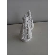 20 - NS Senhora Aparecida Manto liso 10 cm para mesas batizados , casamentos , ornamentação linda