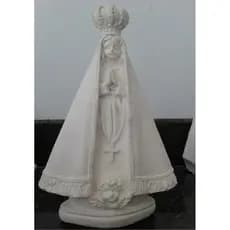02 - Nossa Senhora Aparecida em Gesso Cru, para pintura , perolar e decopagem