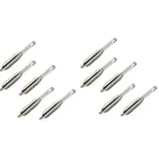 10 Plug Conector Rca Macho C/ Mola Metal Prata Profissional Prateado