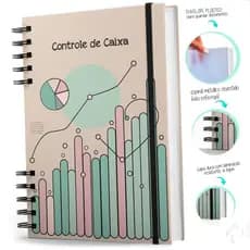 Caderno De Controle De Caixa Capa Dura Meu Controle Graphic