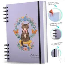 Agenda Planner 2026 Visão Semanal Capa Dura Sweet Cat