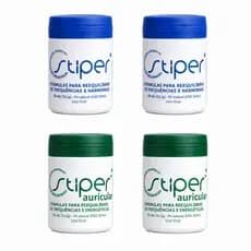 Kit Pastilha Silício 2 Corporal e 2 Auricular | Terapias