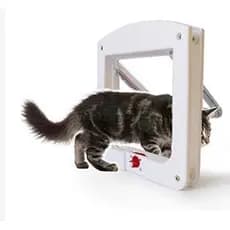 Passagem Porta Pet Portinha Para Gato e Cão com 4 Funções