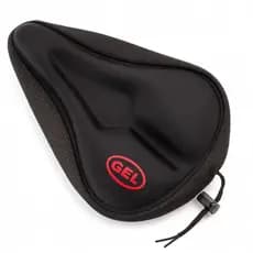 Capa de Banco Selim em Gel para Bicicleta  Almofada Conforto com Forro Antiderrapante Ajustável