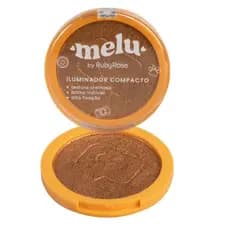 Iluminador Facial Melu Ruby Rose Cor 2 Com Brilho E Textura Cremosa Compacto