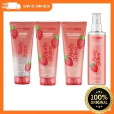 Linha Corporal Fragrância Morango Lançamento Dermachem