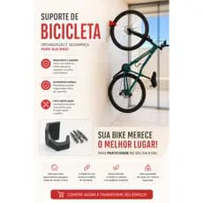Suporte bicicleta de parede vertical resistente suporte gancho pendurar bike suporte bike