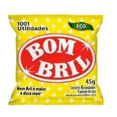 Bombril lã de aço 45g - Fardo com 20 unidades