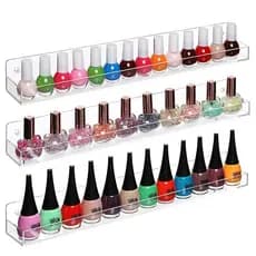 Suporte Organizador para Esmalte Unhas de Parede em Acrílico - Manicure Tintas Jóias Artesanato