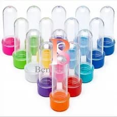 100 tubetes 8cm tubo de ensaio para festas lembrancinha para personalizar - NÃO MESCLAMOS CORES No KIT