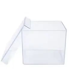 10 caixinhas 5x5 acrílico transparente cristal para festas, lembrancinhas, brindes.