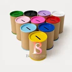 50 unidades - cofres- cofrinhos de papelão 10x6 -  porta moedas NÃO MESCLAMOS CORES No KIT