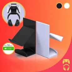 Suporte para Controle + Headset para Xbox One, One S e X, Series,  Ps2, Ps3, PS4