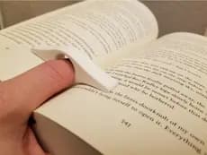 Suporte Apoio Segurar Livro Leitura Uma Mão Separador Página