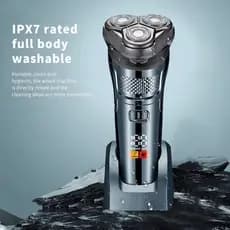 Barbeador inteligente totalmente automático, corpo inteiro, lavável, elétrico, com display digital BMAX BM-C053