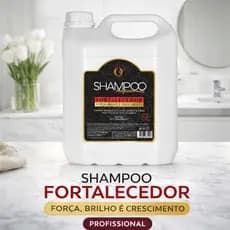 Shampoo Galão Profissional Fortalecedor e Crescimento 5L Química Certa