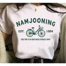 Camiseta Namjooning Kim Namjoon RM Bts Top InvictoShop InvictoShopo 100% Algodao Conforto